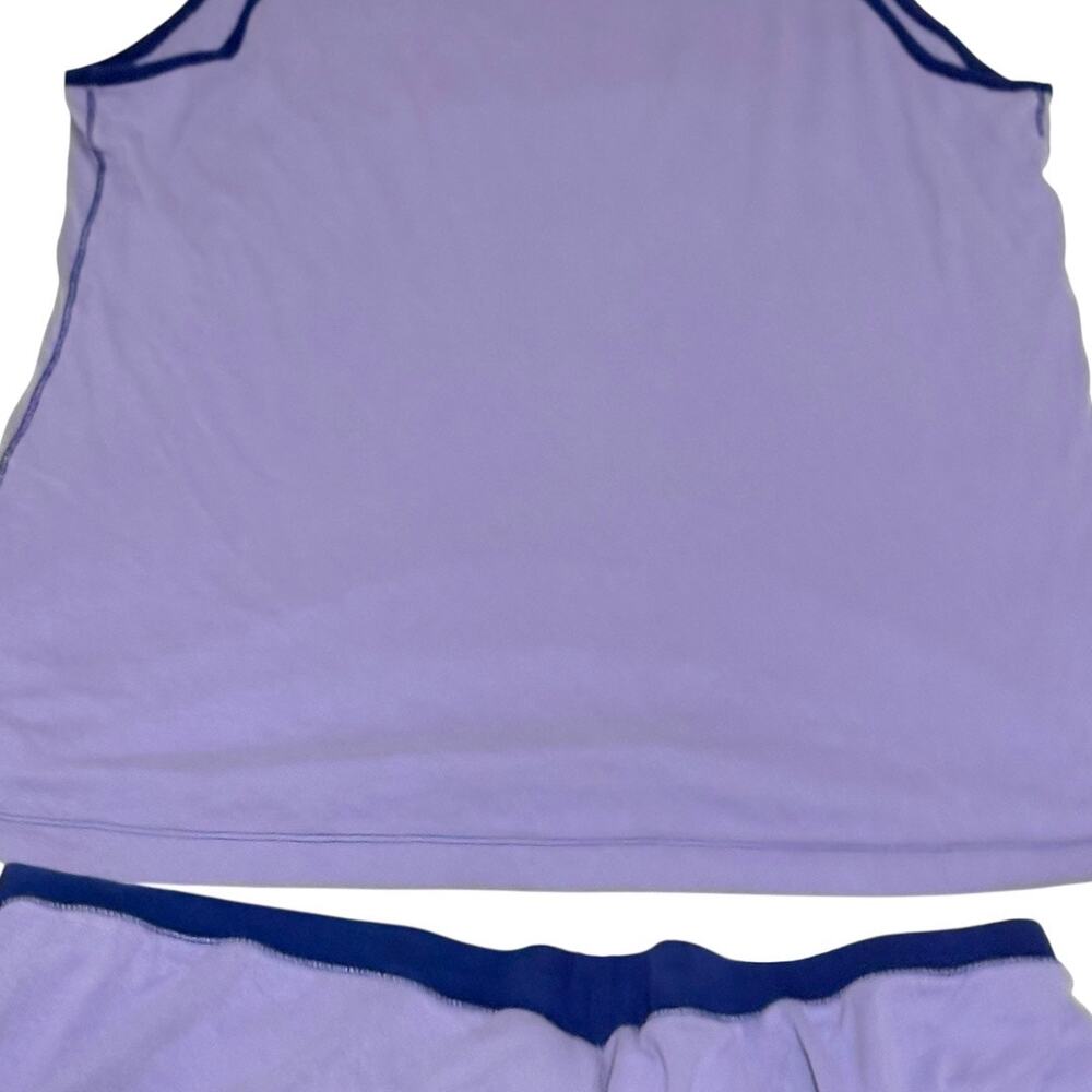 CLEARANCE Victoria's Secret Pajama Lounge Set - Tank Top & Shorts - L - Purple - Picture 3 of 15